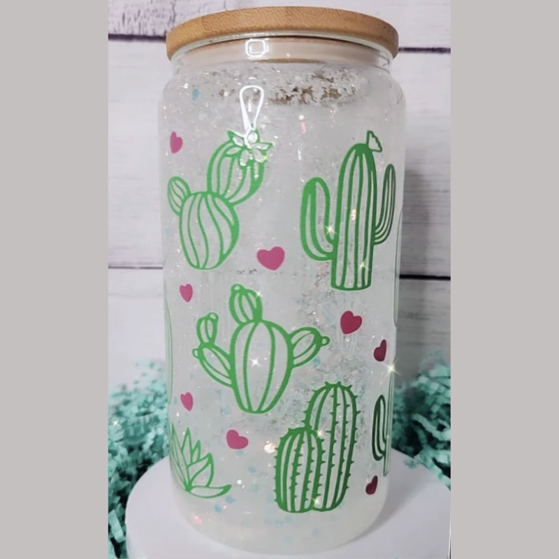 Cactus Mason Jar